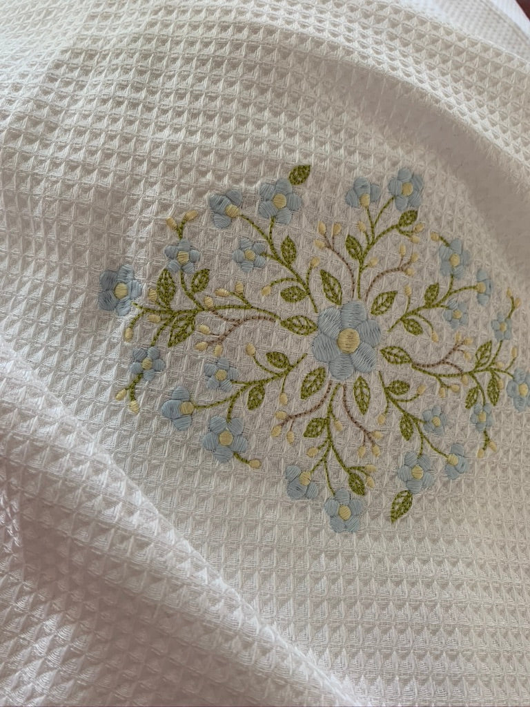 Cotton Embroidered Bath Towel