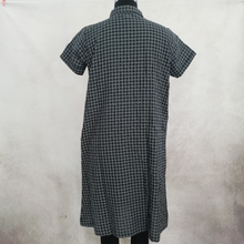 Load image into Gallery viewer, Nightdress- Black &amp; Blue Checks
